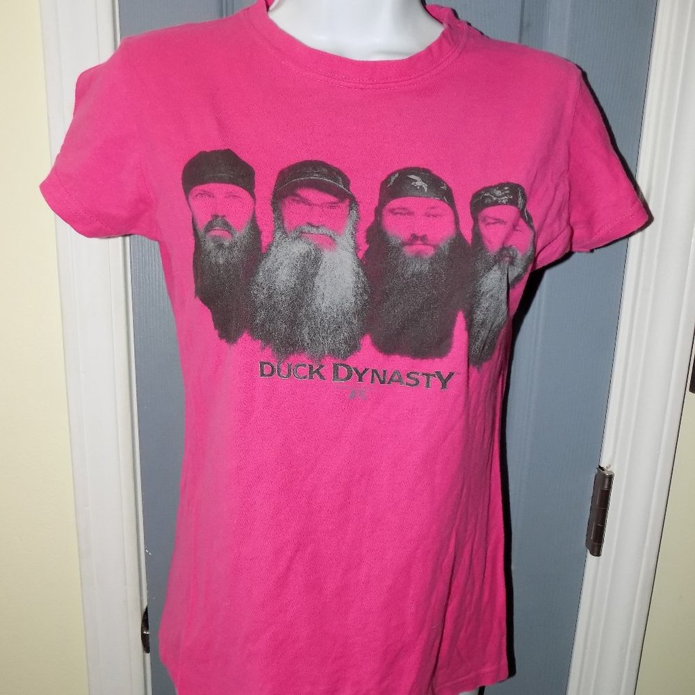 Duck Dynasty Hot Pink Short Sleeve Tee Size S